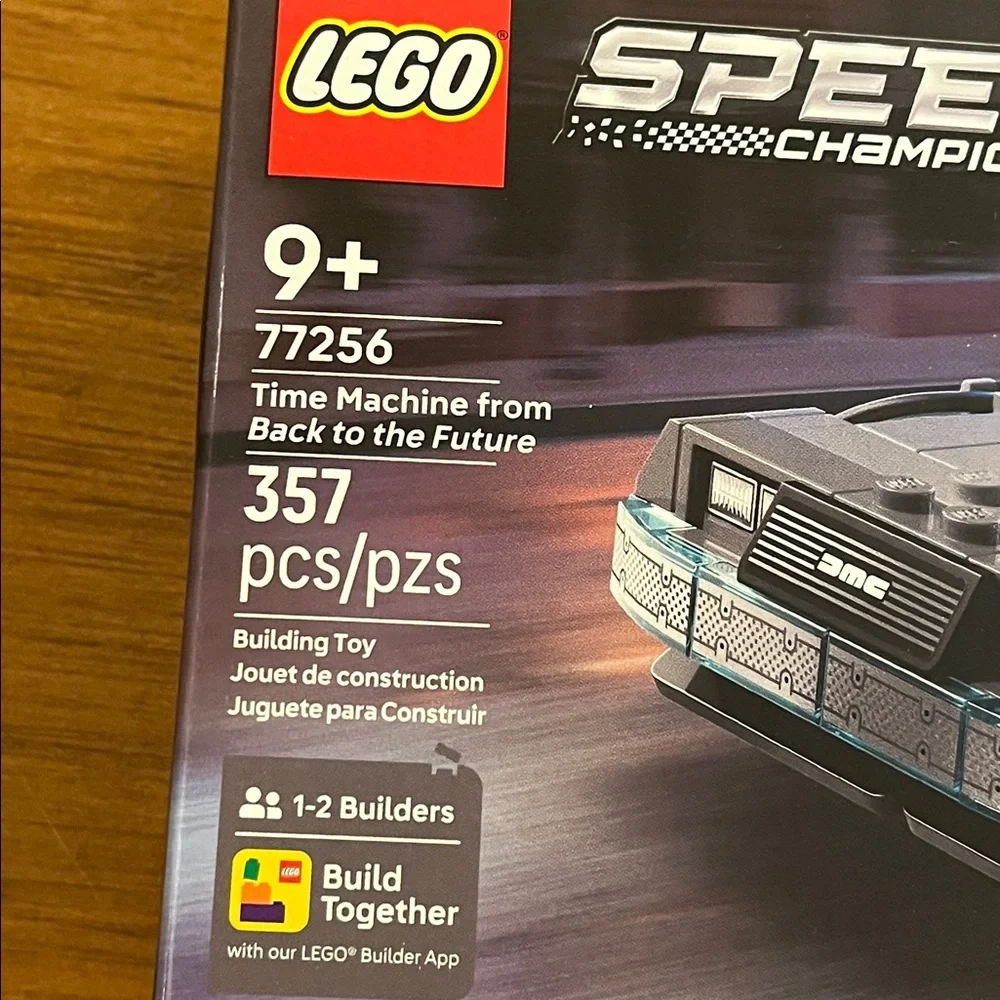 Lego 77256 Back To The Future Delorean Speed Champions new in box with Doc Marty